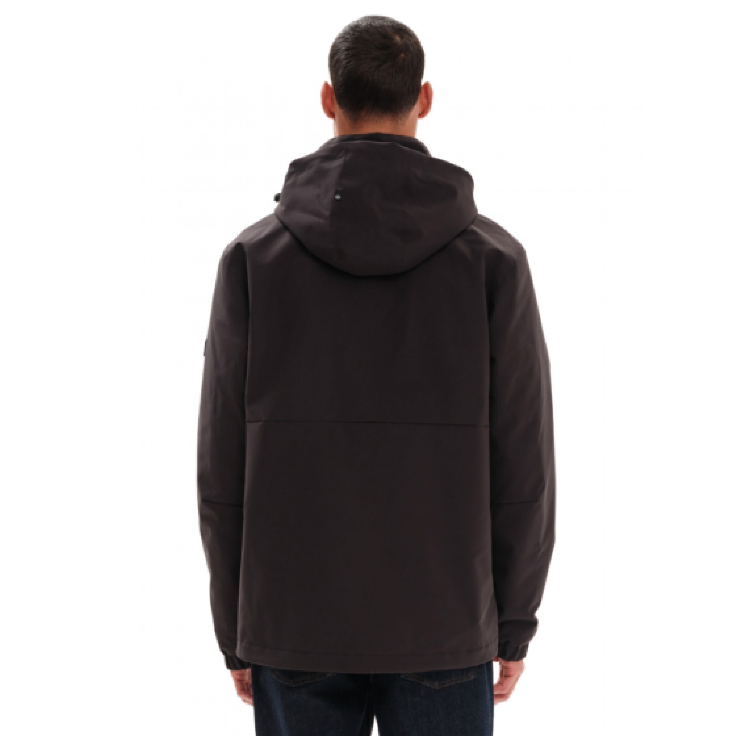 Emerson Ανδρικό Μπουφάν με κουκούλα 232.EM10.27 Black