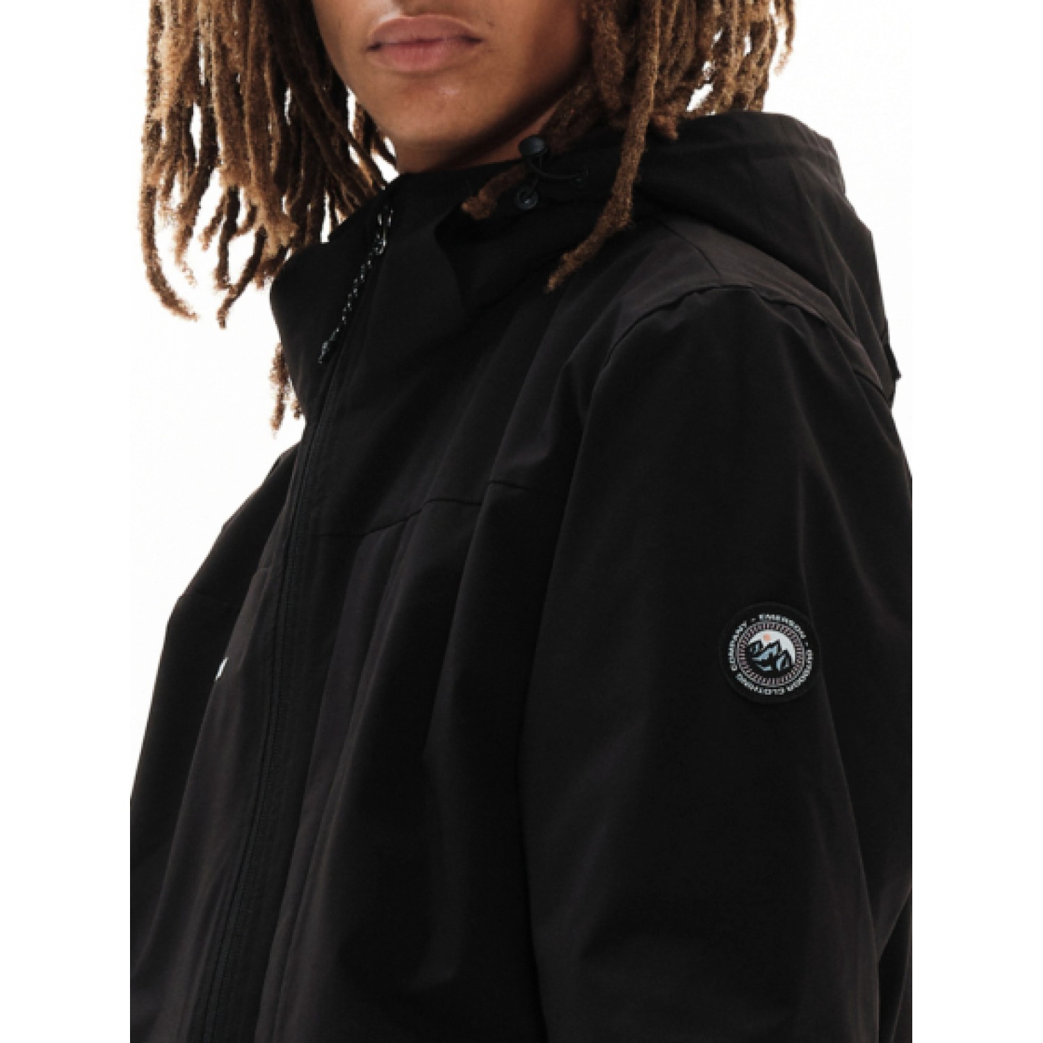 Emerson Ανδρικό Μπουφάν Outdoor με αποσπώμενη κουκούλα 222.EM10.26 Black