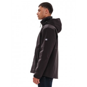 Emerson Ανδρικό Μπουφάν με κουκούλα 232.EM10.27 Black