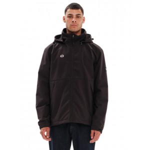 Emerson Ανδρικό Μπουφάν με κουκούλα 232.EM10.27 Black