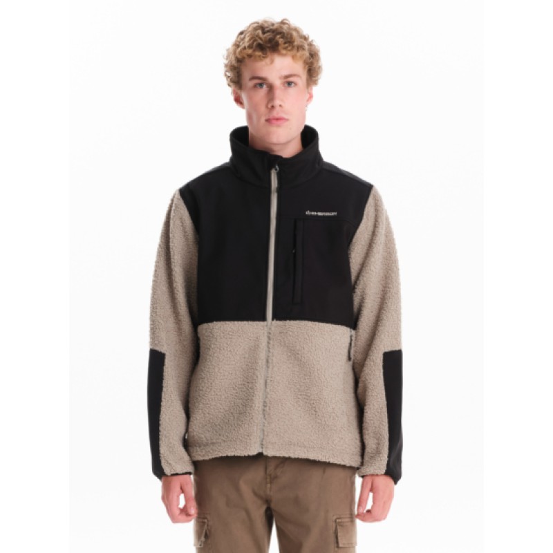 EMERSON ΑΝΔΡΙΚΟ ΜΠΟΥΦΑΝ BONDED SHERPA 2 ΣΤΡΩΣΕΩΝ 242.EM11.21 MILKY WHITE/BLACK