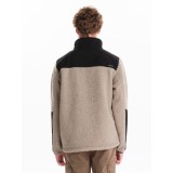 EMERSON ΑΝΔΡΙΚΟ ΜΠΟΥΦΑΝ BONDED SHERPA 2 ΣΤΡΩΣΕΩΝ 242.EM11.21 MILKY WHITE/BLACK 2