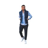 Life Style Butiken Ανδρικό Αμάνικο Μπουφάν LS16697 Navy 2