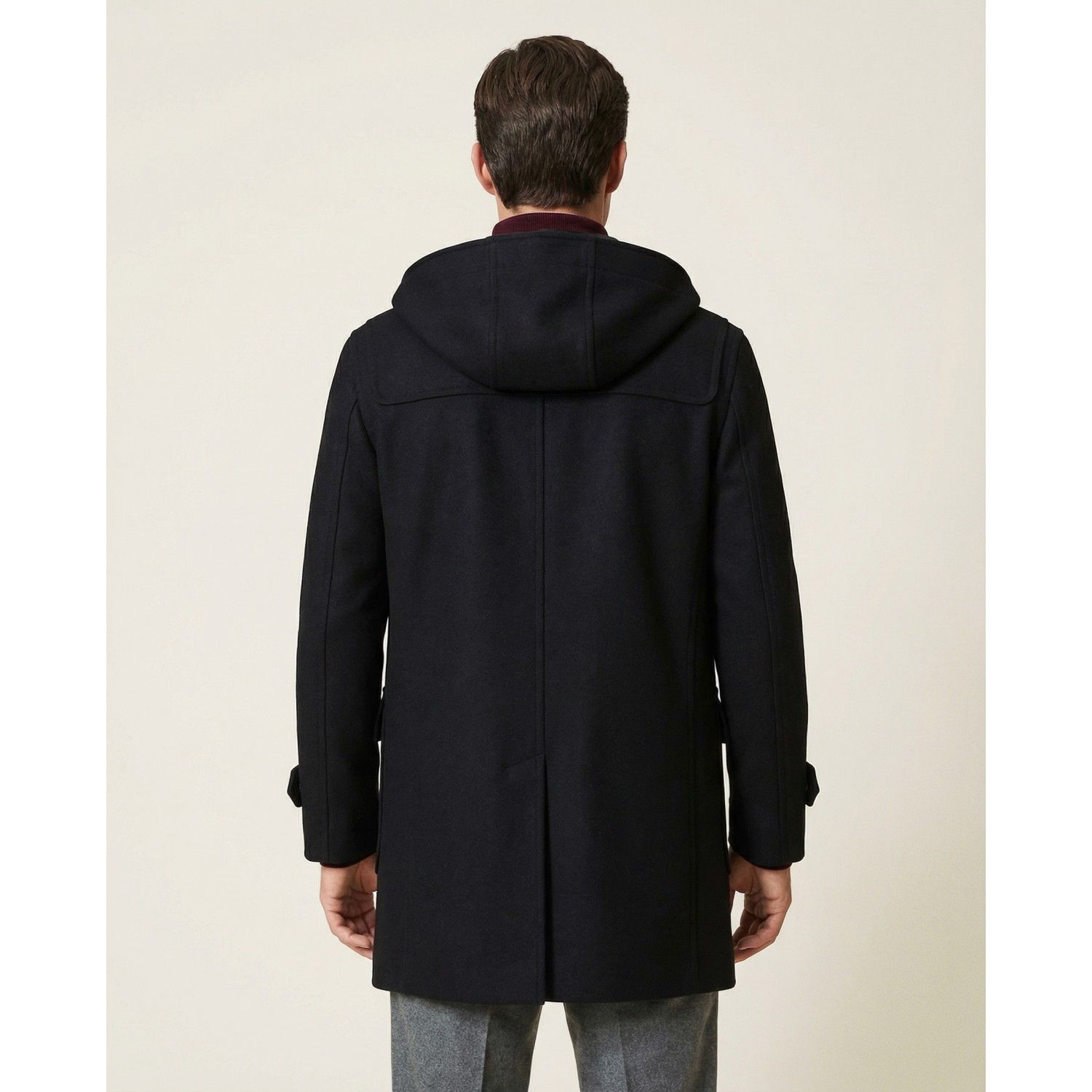 Life Style Butiken Ανδρικό παλτό μοντγκόμερι LS1303 Black