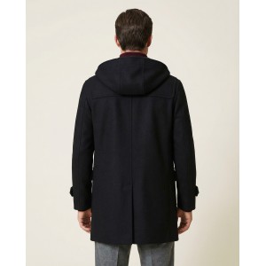 Life Style Butiken Ανδρικό παλτό μοντγκόμερι LS1303 Black