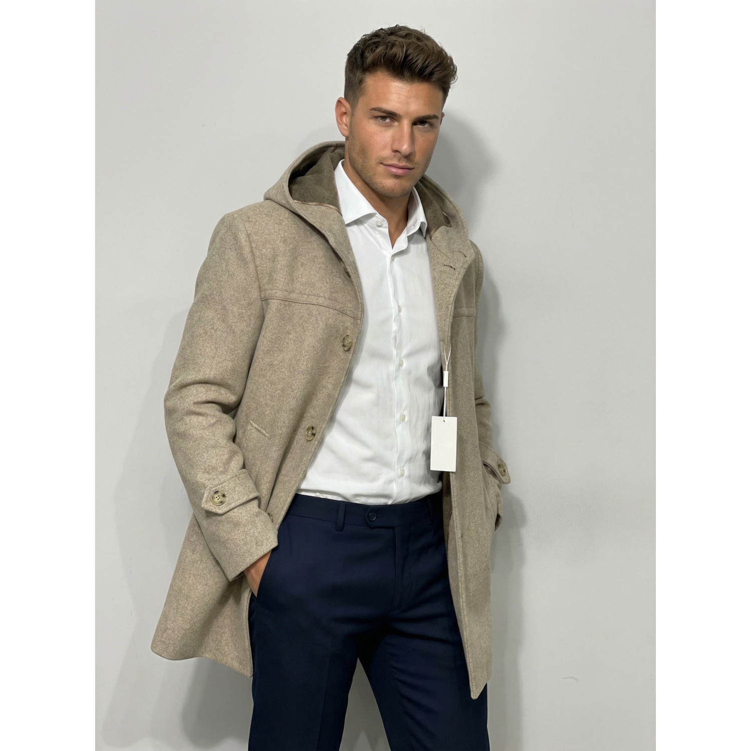 Life Style Butiken Ανδρικό ημίπαλτο LS1304 Μπεζ