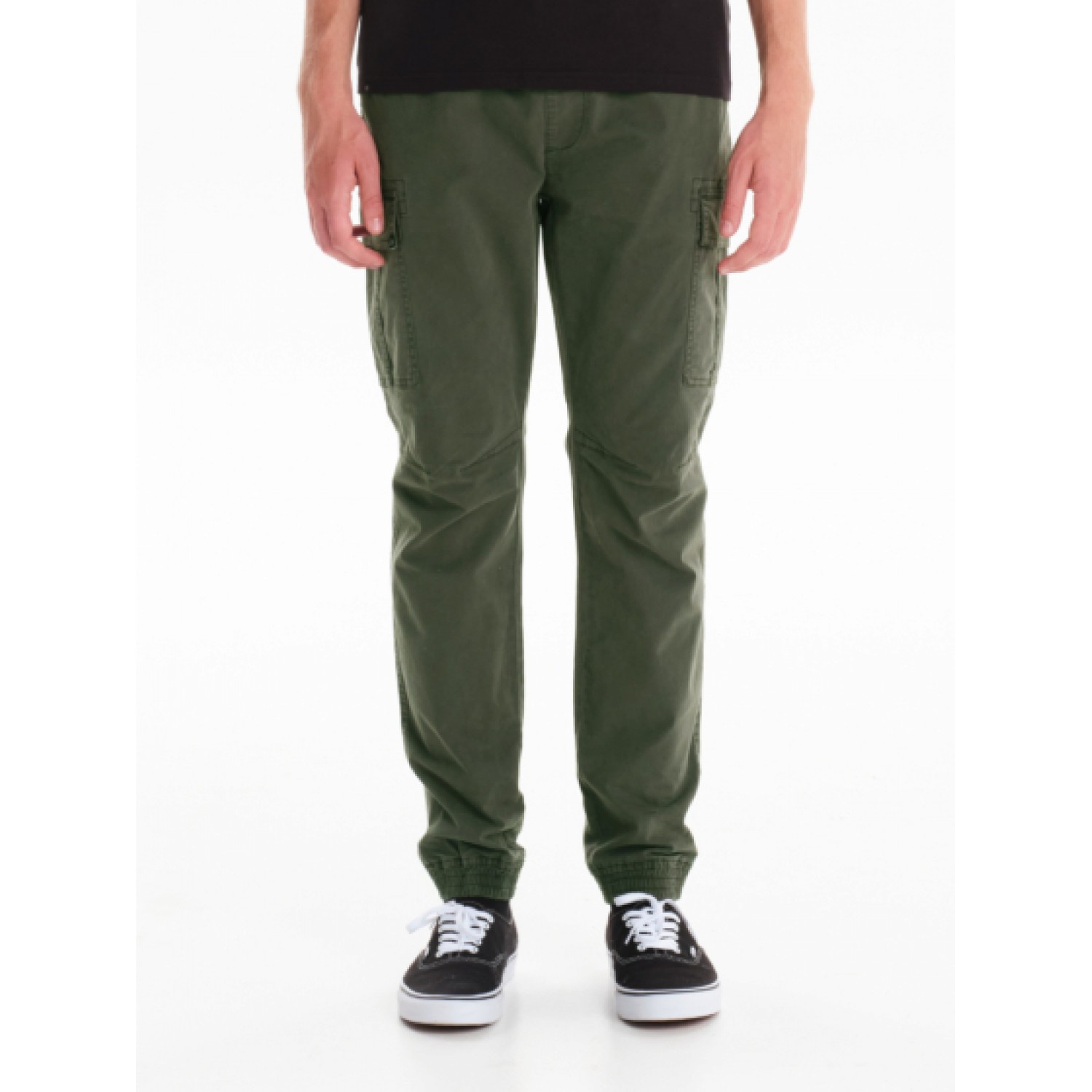 EMERSON ΑΝΔΡΙΚΟ ΠΑΝΤΕΛΟΝΙ CARGO CUFFED 242.EM42.07 ARMY GREEN