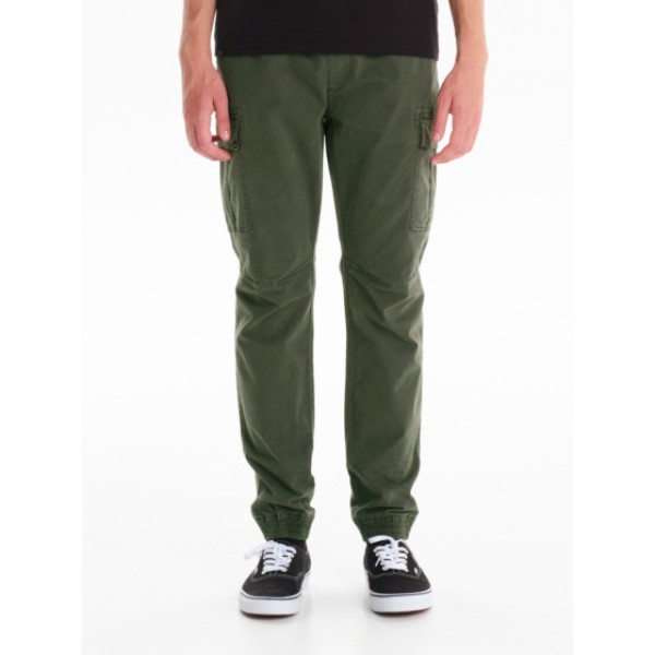 EMERSON ΑΝΔΡΙΚΟ ΠΑΝΤΕΛΟΝΙ CARGO CUFFED 242.EM42.07 ARMY GREEN
