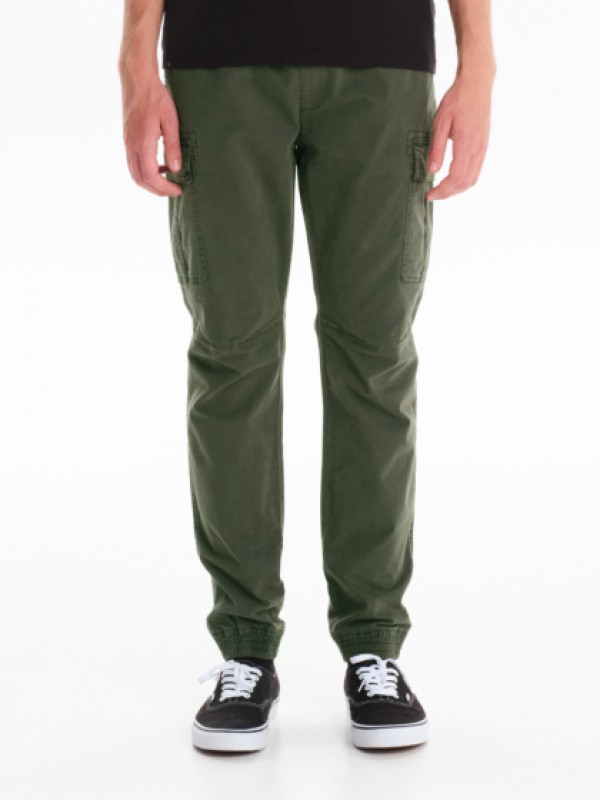 EMERSON ΑΝΔΡΙΚΟ ΠΑΝΤΕΛΟΝΙ CARGO CUFFED 242.EM42.07 ARMY GREEN