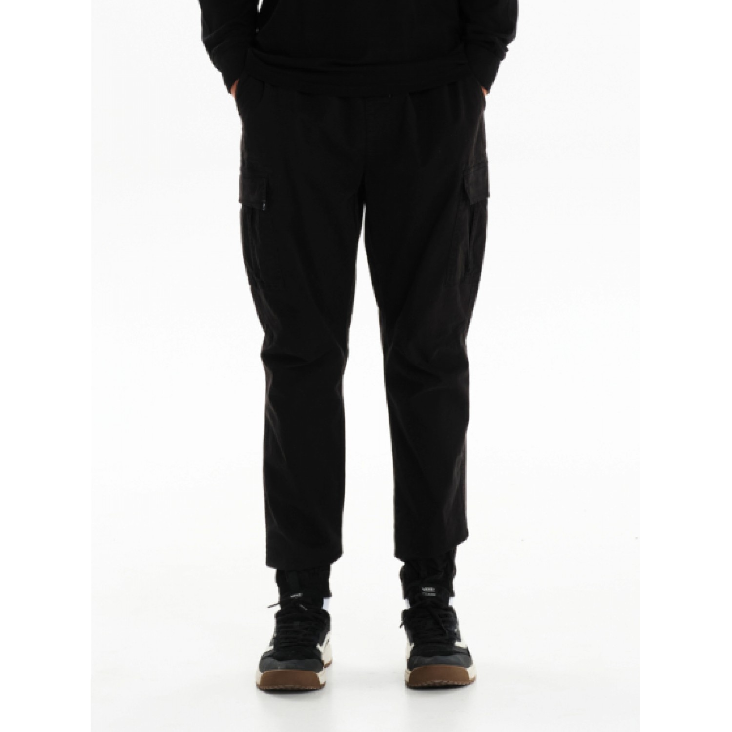 EMERSON ΑΝΔΡΙΚΟ ΠΑΝΤΕΛΟΝΙ CARGO CUFFED 242.EM42.07 Black