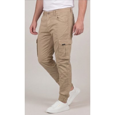 Life Style Butiken Ανδρικό Cargo παντελόνι LS1360 Ταμπά