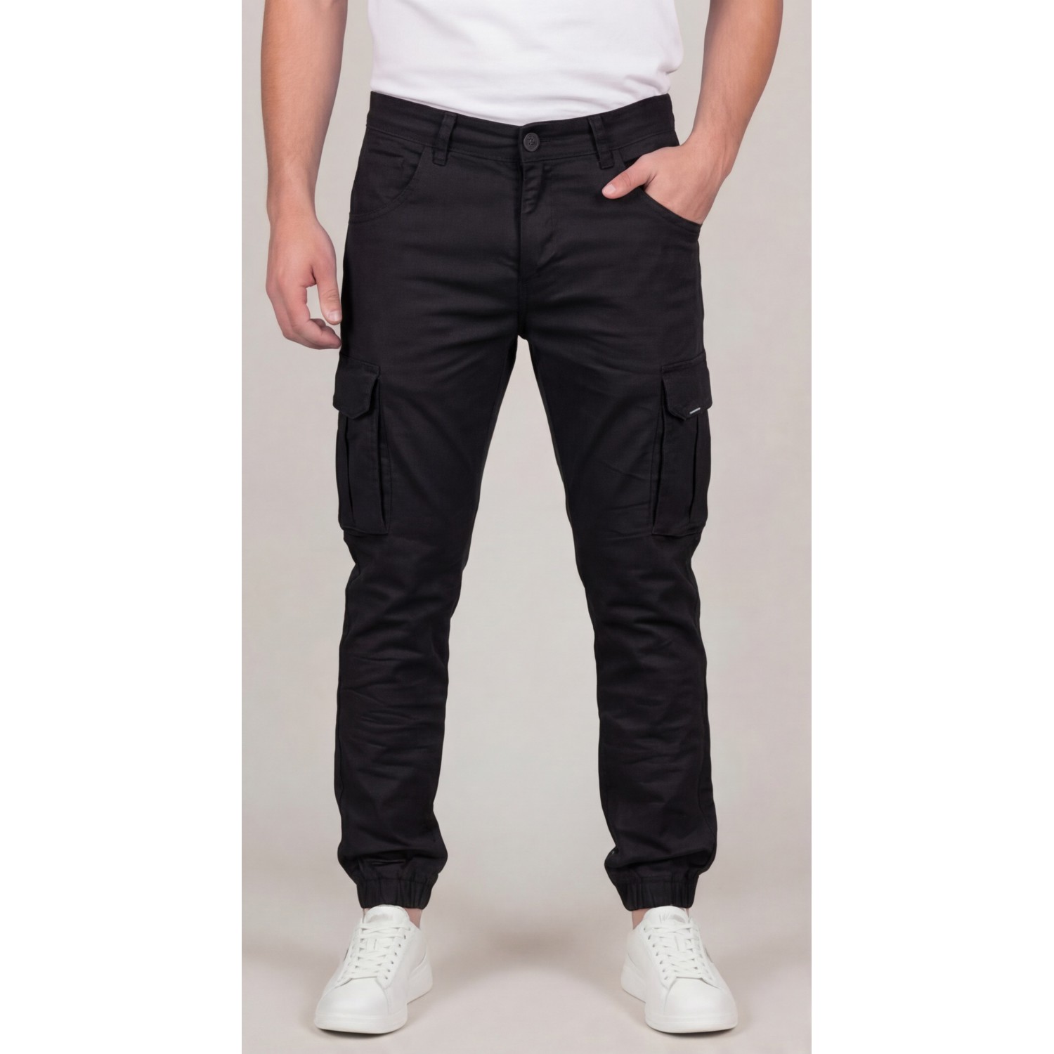 Life Style Butiken Ανδρικό Cargo παντελόνι LS1360 Black