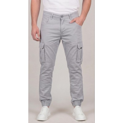 Life Style Butiken Ανδρικό Cargo παντελόνι LS1360 Γκρι Πάγου