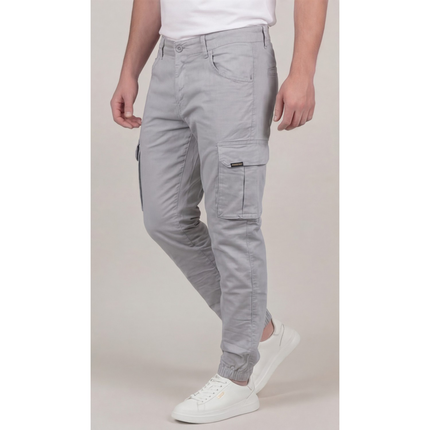 Life Style Butiken Ανδρικό Cargo παντελόνι LS1360 Γκρι Πάγου