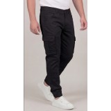 Life Style Butiken Ανδρικό Cargo παντελόνι LS1360 Black 2