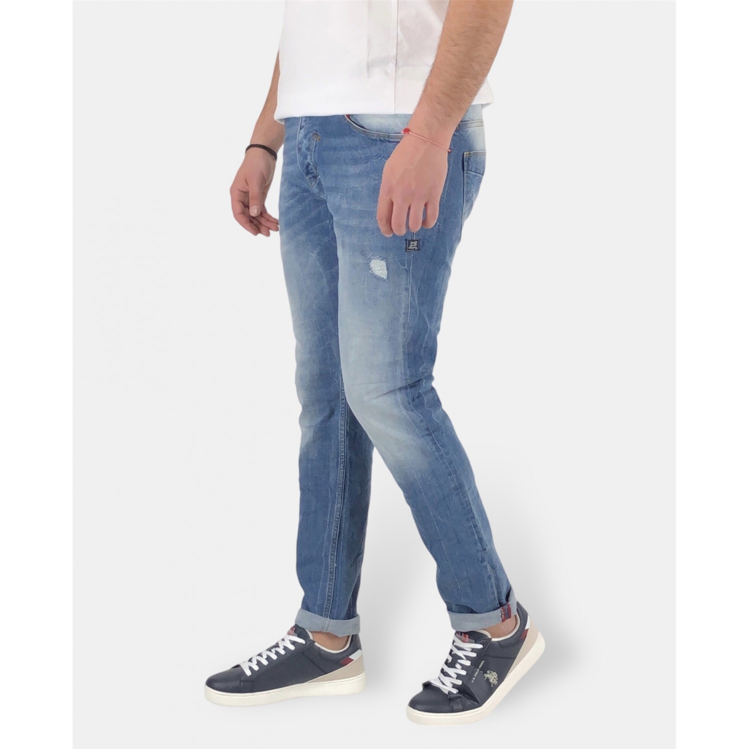 Ανδρικό slim Jean παντελόνι Profil 535 Μπλε