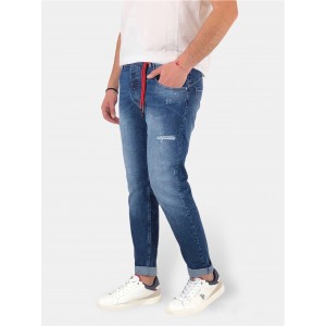 Ανδρικό slim Jean παντελόνι Back 2 Jeans N5 Μπλε