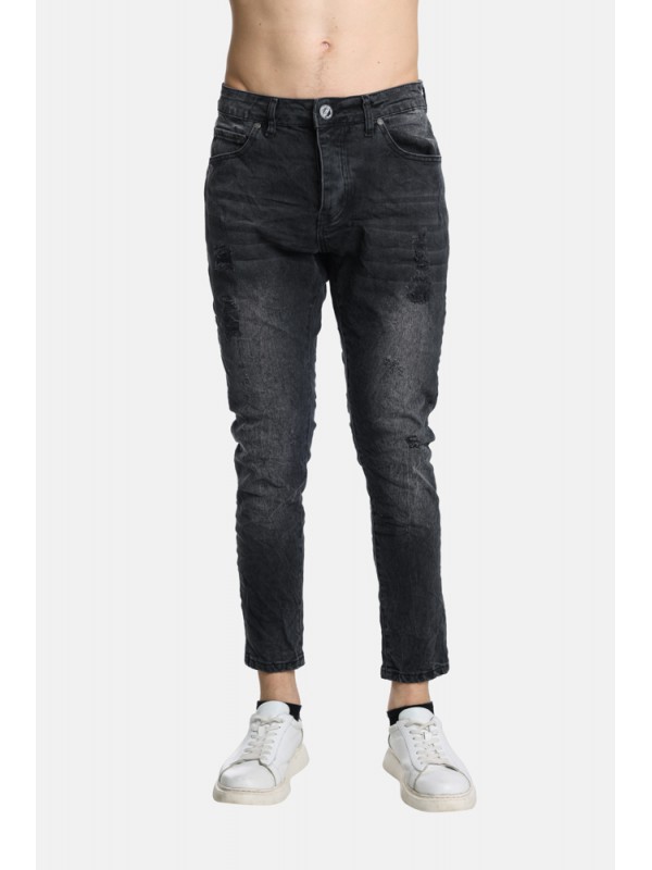 Life Style Butiken Ανδρικό Παντελόνι Jean LS12498314 Black Άνετη Εφαρμογή