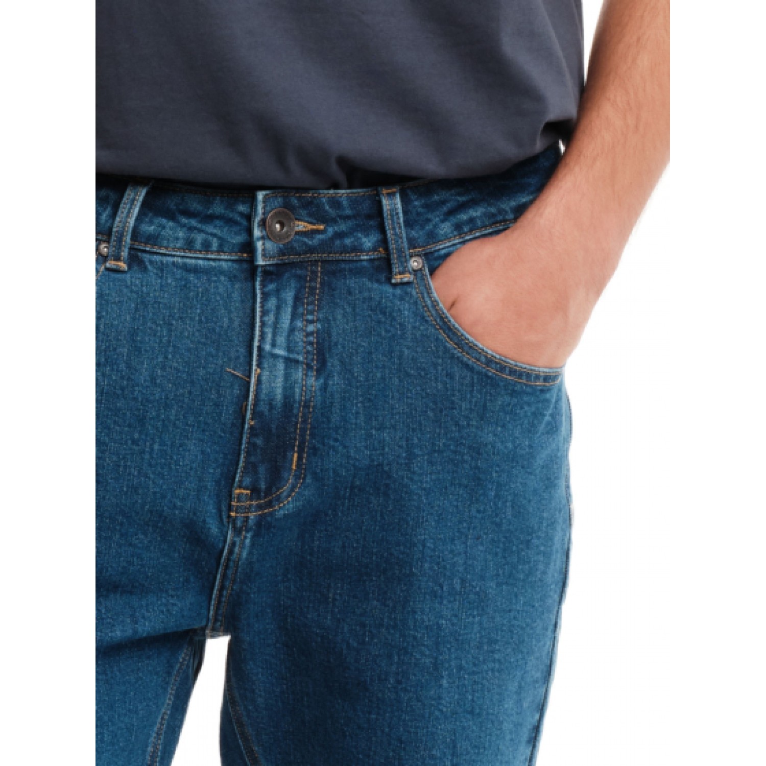 Emerson Ανδρικό Jean Παντελόνι 232.EM44.107 Μπλε Κανονική Εφαρμογή