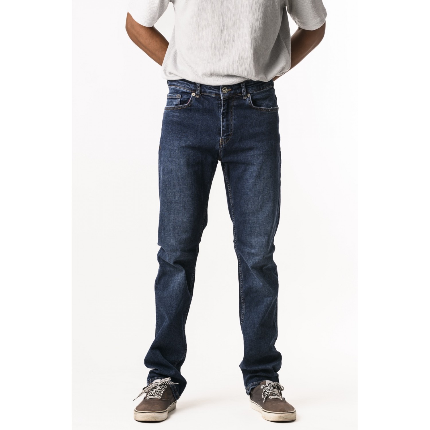 Life Style Butiken Ανδρικό Παντελόνι Jean LS1518 Μπλε Άνετη Εφαρμογή