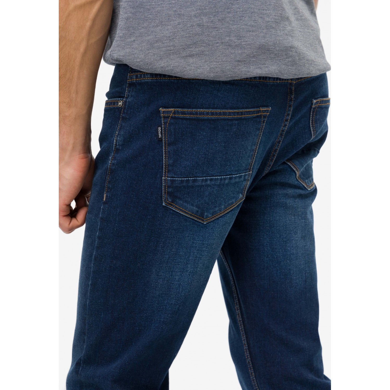 Life Style Butiken Ανδρικό Παντελόνι Jean LS110035002 Μπλε Άνετη Εφαρμογή