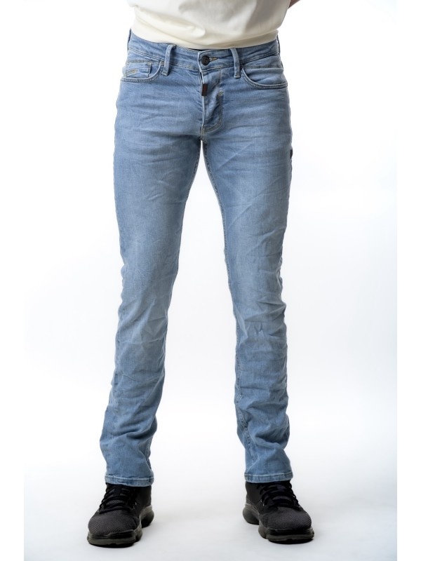 Life Style Butiken 730 Μπλε Ανδρικό Jean παντελόνι ξεβαμμένο Comfort Fit