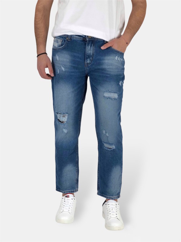 Ανδρικό Loose Jeans ANGELO CARPA BC1070 Μπλε