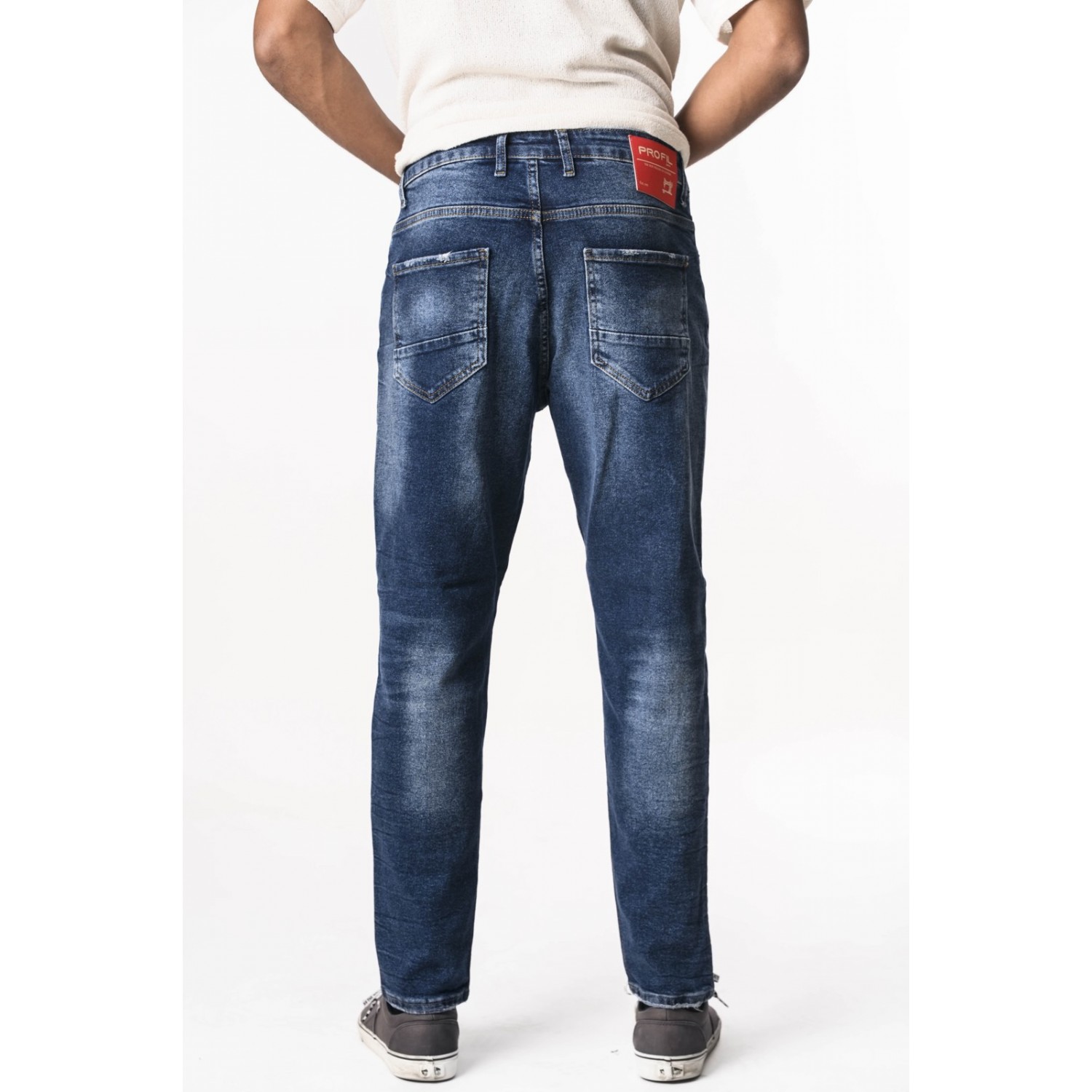 Life Style Butiken Ανδρικό Παντελόνι Jean Loose Fit LS1205 Μπλε