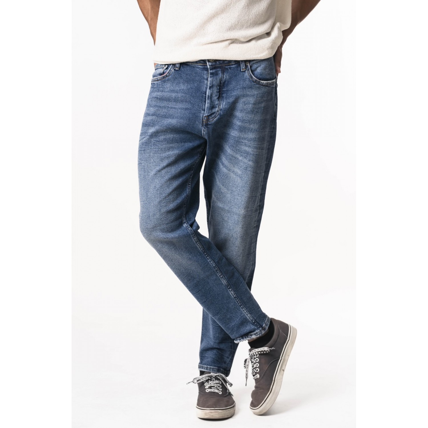 Life Style Butiken Ανδρικό Παντελόνι Jean LS1210 Μπλε