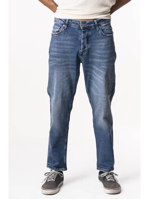 Life Style Butiken Ανδρικό Παντελόνι Jean LS1210 Μπλε