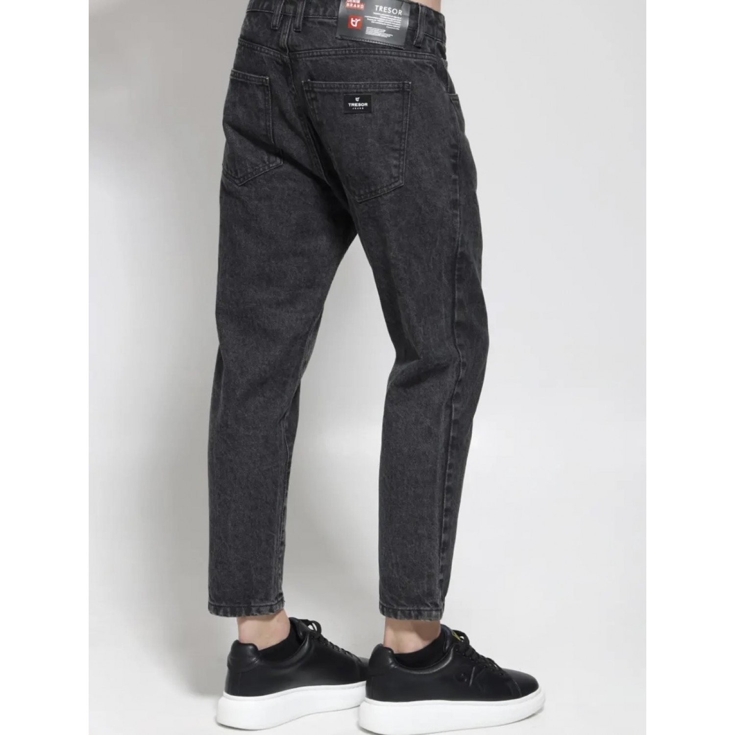 Life Style Butiken Ανδρικό Jean παντελόνι LS15437 Black