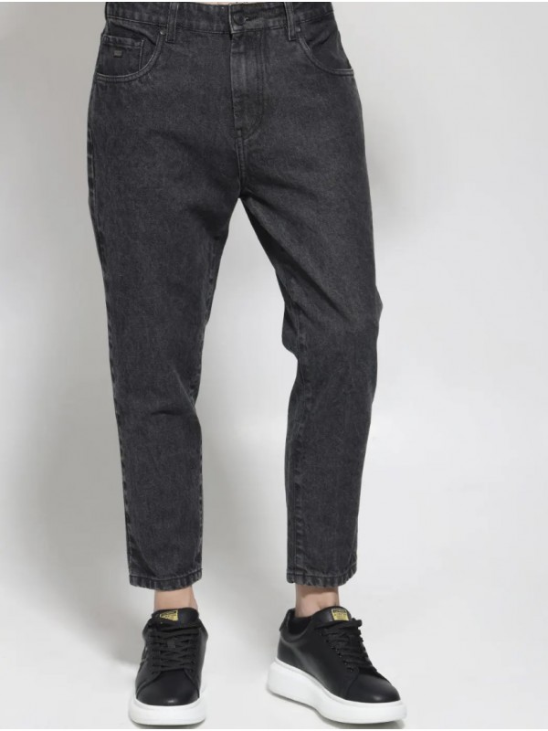 Life Style Butiken Ανδρικό Jean παντελόνι LS15437 Black
