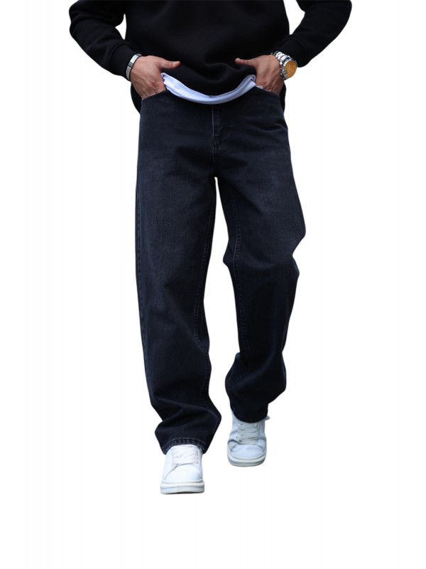 Life Style Butiken Ανδρικό Jean Παντελόνι Baggy LS180314 BLACK
