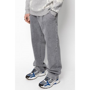 Life Style Butiken Ανδρικό Jean Παντελόνι Baggy LS14954 Γκρι