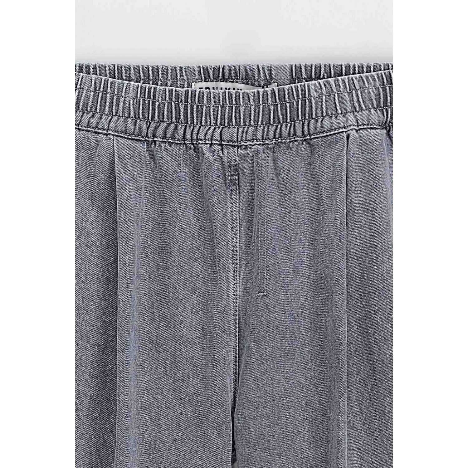 Life Style Butiken Ανδρικό Jean Παντελόνι Baggy LS14954 Γκρι