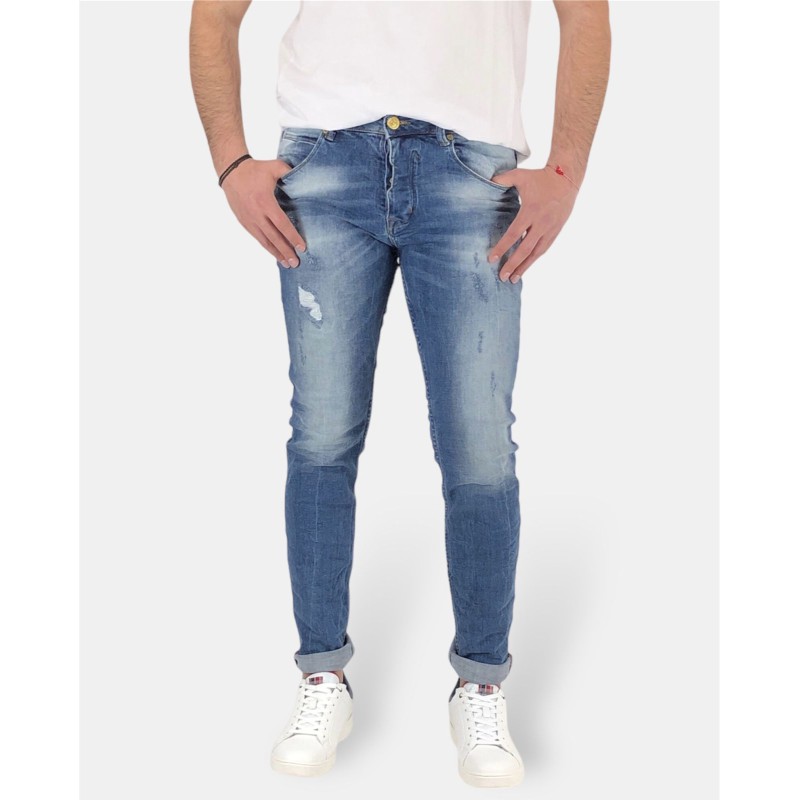 Ανδρικό slim Jean παντελόνι Profil 545 Μπλε Ανδρικά