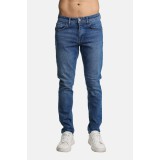 Paco & Co 2441300 Ανδρικό Jean παντελόνι Μπλε Κανονική Γραμμή 1