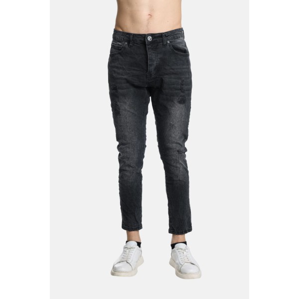 Life Style Butiken Ανδρικό Παντελόνι Jean LS12498314 Black Άνετη Εφαρμογή