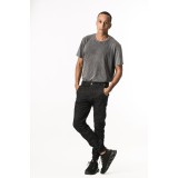 Life Style Butiken Ανδρικό Παντελόνι Jean με Λάστιχο στον Αστράγαλο LS1800 Black Άνετη Εφαρμογή 6