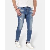 Ανδρικό slim Jean παντελόνι Profil 545 Μπλε 2