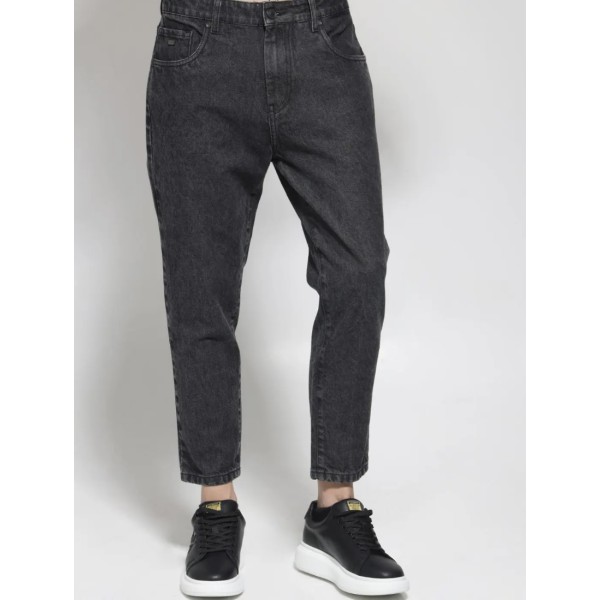 Life Style Butiken Ανδρικό Jean παντελόνι LS15437 Black