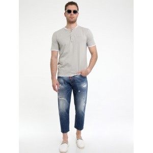 Ανδρικό jean slouchy Tresor 5413 Μπλε