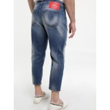 Ανδρικό jean slouchy Tresor 5413 Μπλε 3