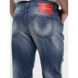 Ανδρικό jean slouchy Tresor 5413 Μπλε 4