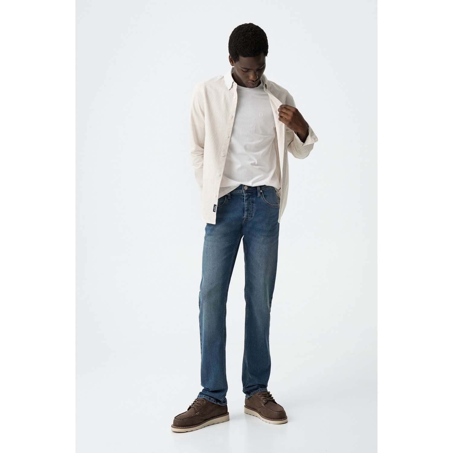 Life Style Butiken Ανδρικό Παντελόνι Jean Slim LS110058763_M10 Μπλέ