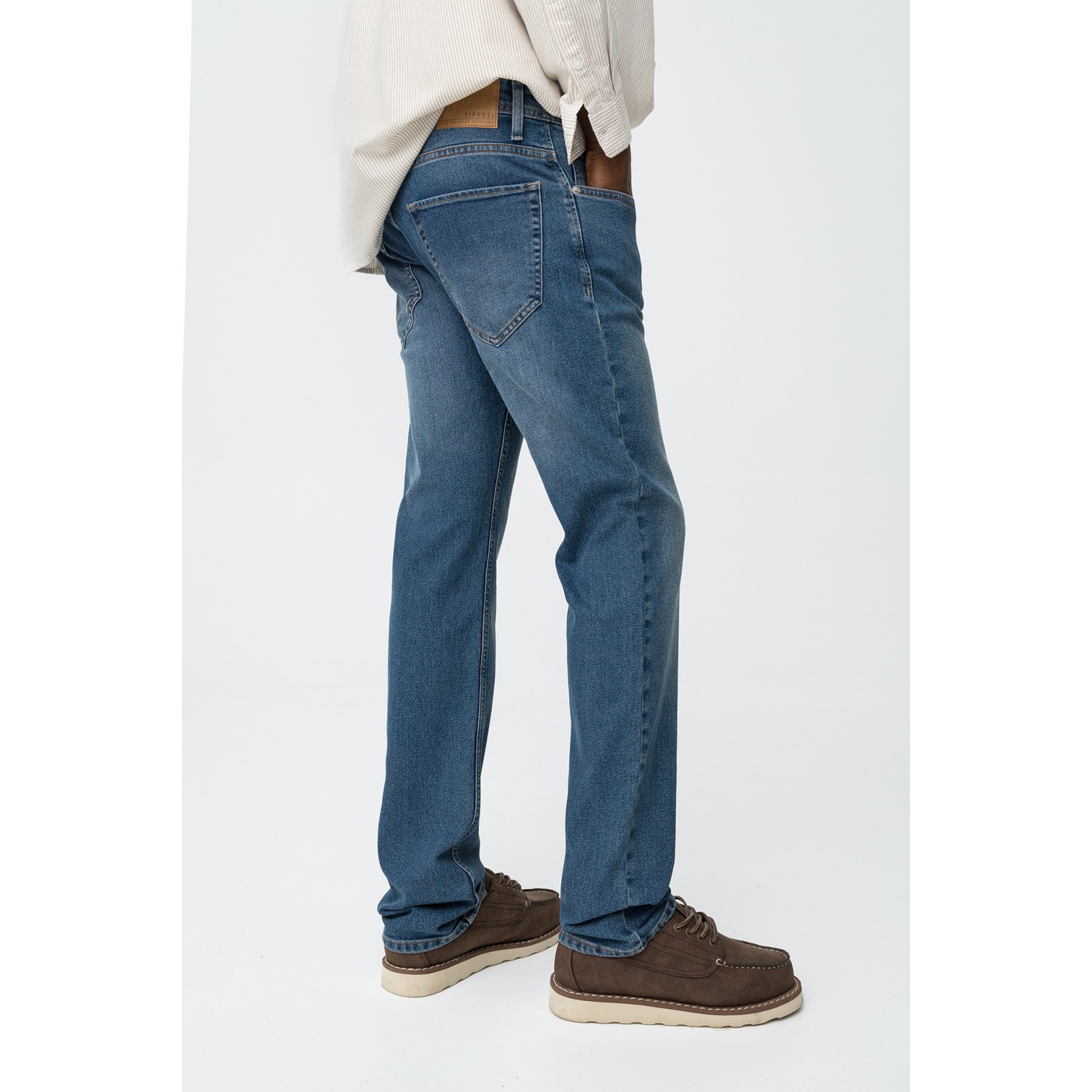 Life Style Butiken Ανδρικό Παντελόνι Jean Slim LS110058763_M10 Μπλέ