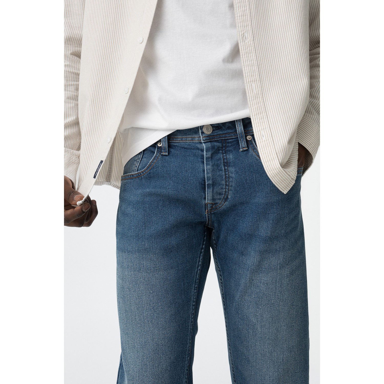 Life Style Butiken Ανδρικό Παντελόνι Jean Slim LS110058763_M10 Μπλέ