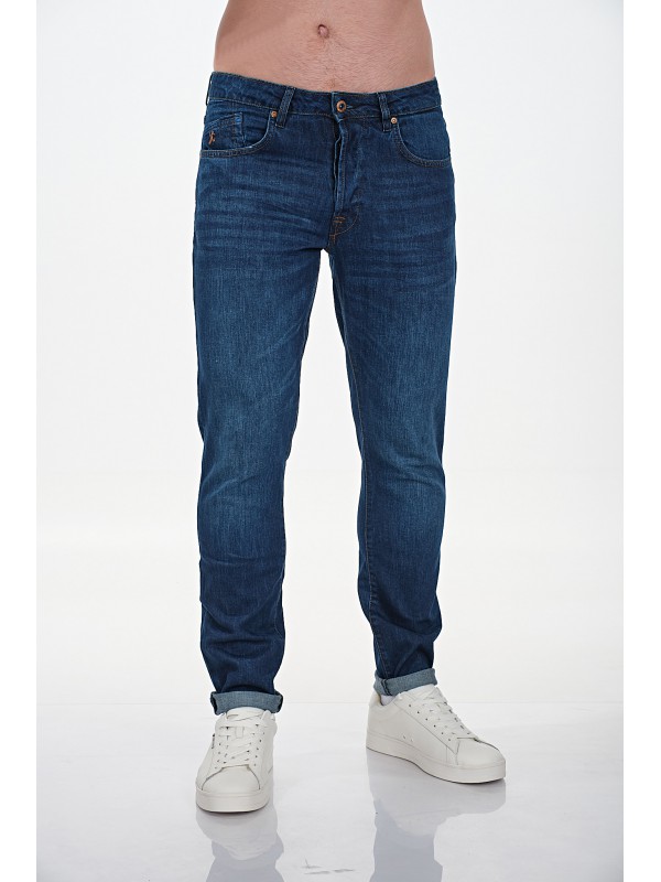 Life Style Butiken Ανδρικό Παντελόνι Jean LS1225.MD701.227.02 Σκούρο Μπλέ 