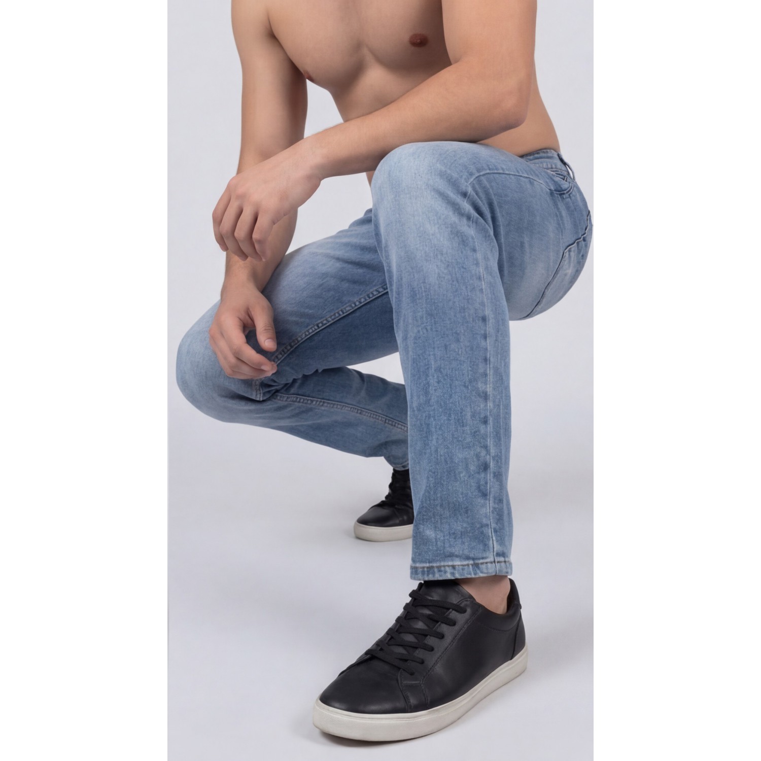 Life Style Butiken Ανδρικό Jean παντελόνι LS1610 Μπλε