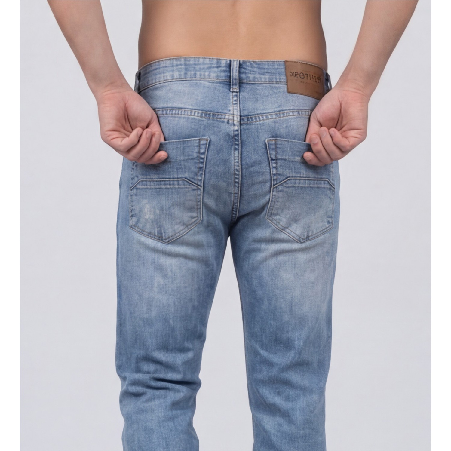 Life Style Butiken Ανδρικό Jean παντελόνι LS1610 Μπλε